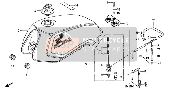 90534011000, Sluitring 8.3mm, Honda, 1