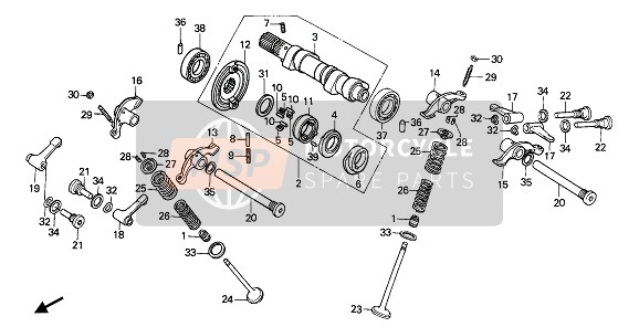 14711MK4860, Valve, In., Honda, 1