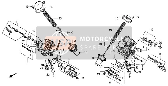 16037HM5L00, Platte Satz, Ventil, Honda, 2