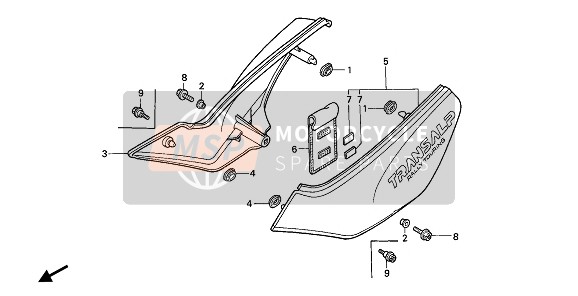 90102MM9010, Spezialschraube, 6X14, Honda, 1