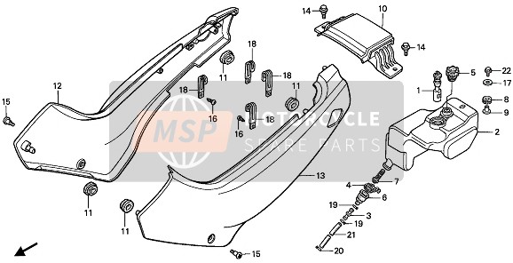 55105167020, Cap Comp., Oil, Honda, 0