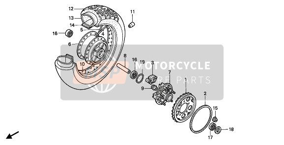 42701MR1782, Rim,Rr Wheel, Honda, 0