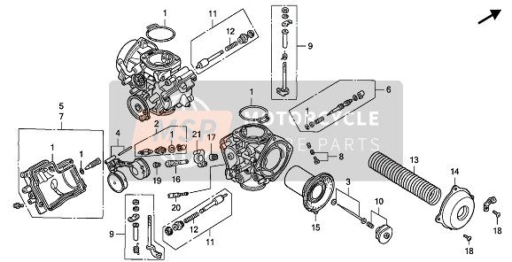 99101HN21580, Jet, Main, #158, Honda, 0