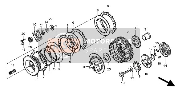 90402MV1000, Scheibe, 12.2X40X5, Honda, 2