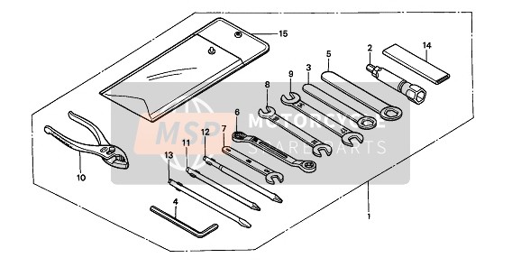 Honda XRV750 1991 Outils pour un 1991 Honda XRV750