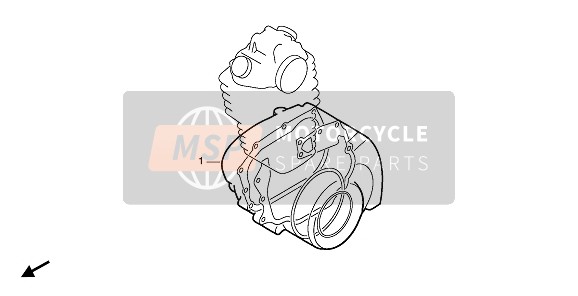 Honda NX650 1992 EOP-2 Gasket Kit B for a 1992 Honda NX650