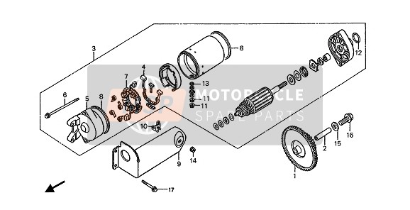 Honda ST1100A 1992 Comenzando Motor para un 1992 Honda ST1100A