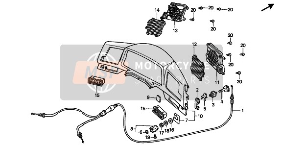 64248MN5000ZB, Grille, L. Speaker *TYPE2* (YR121l) (TYPE2 ), Honda, 1