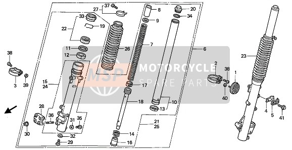 51611MM9013ZQ, Boot, Fr. Fork *R120l * (R120l Clear Purple), Honda, 0