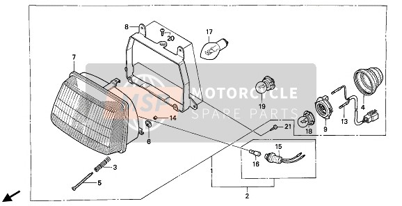 33107GY1961, Spring, Beam Adjusting, Honda, 1