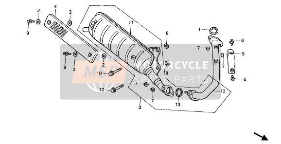 90049GR1000, SCREW-WASHER,5X6, Honda, 1