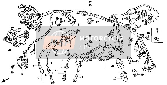 38110KV0008, Horn Comp. (High), Honda, 2