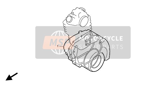 Honda XL600V 1997 EOP-2 Gasket Kit B for a 1997 Honda XL600V