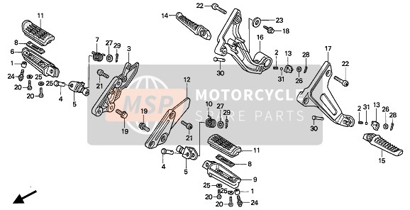 Honda CB1000F 1994 STEP for a 1994 Honda CB1000F