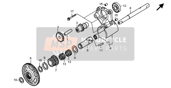 Honda GL1500A 1995 REVERSE GEAR for a 1995 Honda GL1500A