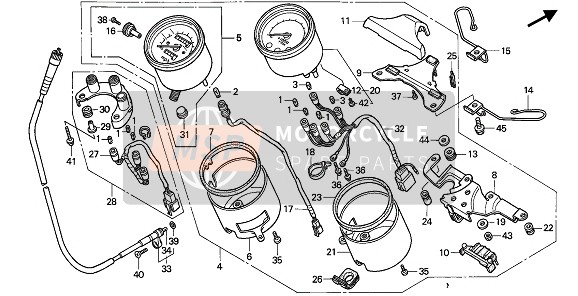 TACHOMETER (MPH)