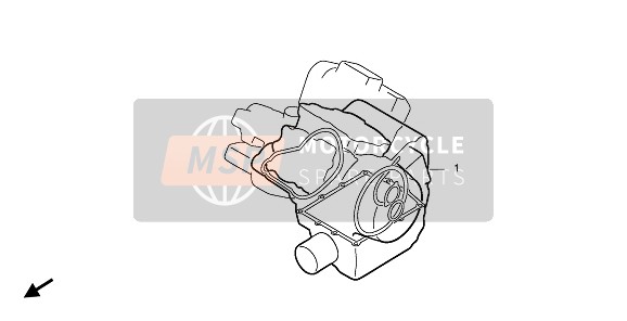 Honda VT600C 1994 EOP-2 Gasket Kit B for a 1994 Honda VT600C