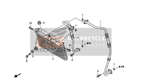 Honda CB1100A ABS 2014 ÖLKÜHLER für ein 2014 Honda CB1100A ABS