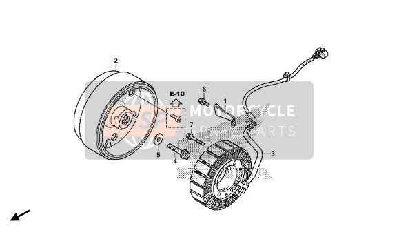 Honda CTX700NA ABS 2014 GENERATOR for a 2014 Honda CTX700NA ABS