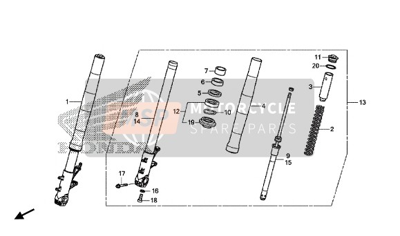 51415MGE003, Bush, Slider, Honda, 0