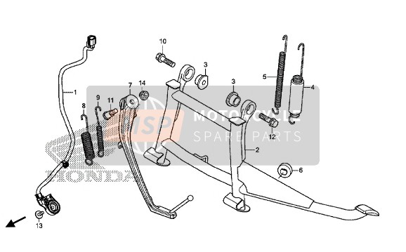 90113MJNA00, Bolt, Flange, 10X35, Honda, 0