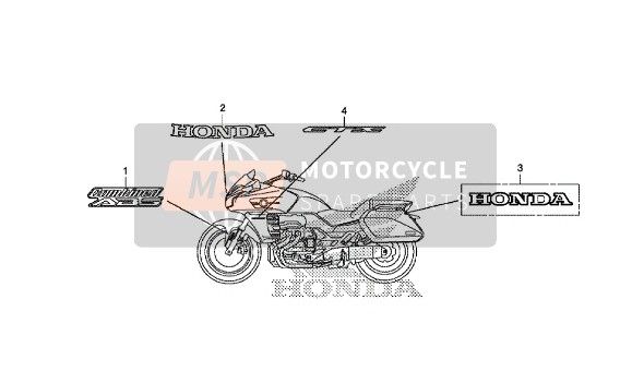 86641MJNA00ZA, Emblem (Ctx) *TYPE1* (TYPE1 ), Honda, 0