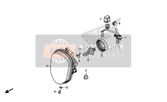 93913142J0, Screw, Tapping, 4X12, Honda, 0