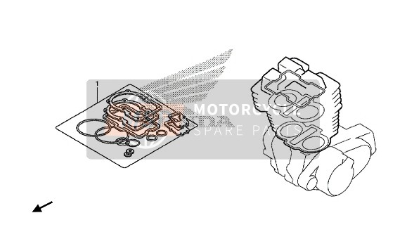 Honda NC700XD 2014 EOP-1 Kit de juntas A para un 2014 Honda NC700XD