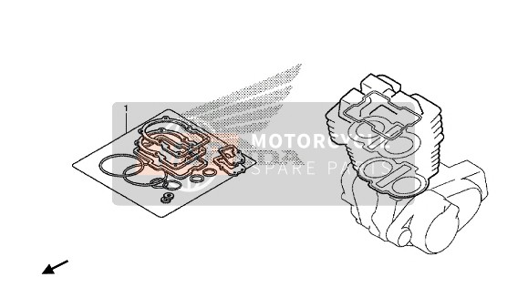 06111MJLD30, Gasket Kit A, Honda, 0