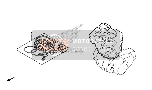 Honda NC750S 2014 EOP-1 Kit de joint A pour un 2014 Honda NC750S