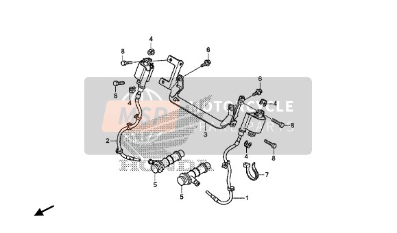 Honda NC750S 2014 Bobina di accensione per un 2014 Honda NC750S