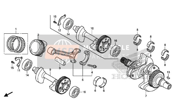 CRANKSHAFT & PISTON