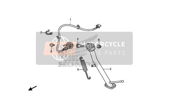 Honda NC750X 2014 In Piedi per un 2014 Honda NC750X