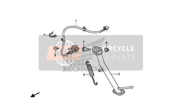 Honda NC750XA 2014 Standaard voor een 2014 Honda NC750XA