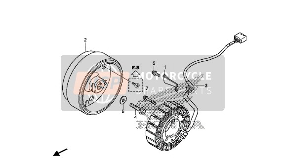 Honda NC750XD 2014 GENERATOR for a 2014 Honda NC750XD