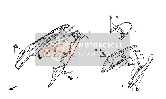 Honda NC750XD 2014 SITZHAUBE für ein 2014 Honda NC750XD