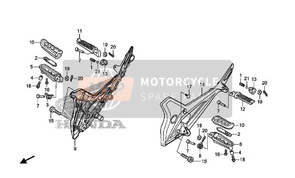 Honda NC750XD 2014 STEP for a 2014 Honda NC750XD