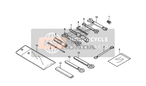 Honda NC750XD 2014 TOOL for a 2014 Honda NC750XD