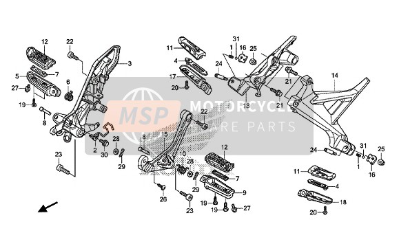 Honda VFR1200XDL Dual Clutch 2014 STEP for a 2014 Honda VFR1200XDL Dual Clutch