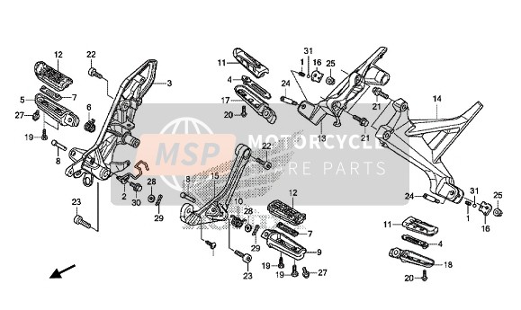 Honda VFR1200XLE 2014 Paso para un 2014 Honda VFR1200XLE