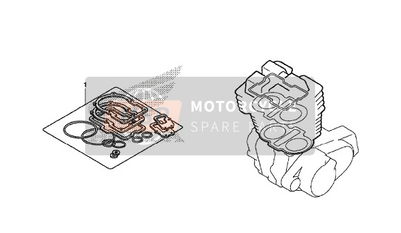 Honda CB500X 2015 EOP-1 Kit de juntas A para un 2015 Honda CB500X