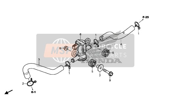 Honda CB500X 2015 LUFTEINSPRITZUNG MAGNETVENTIL für ein 2015 Honda CB500X