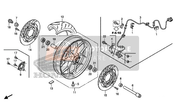 44650MGPD00ZE, Wheel Sub Assy., Fr. *TYPE2* (TYPE2 ), Honda, 0