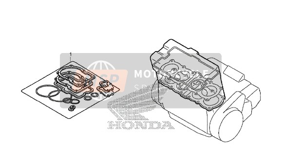 Honda CBR1000S 2015 EOP-1 DICHTUNGSSATZ A für ein 2015 Honda CBR1000S
