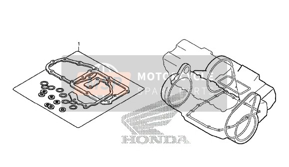 Honda CBR1000S 2015 EOP-2 Pakkingset B voor een 2015 Honda CBR1000S