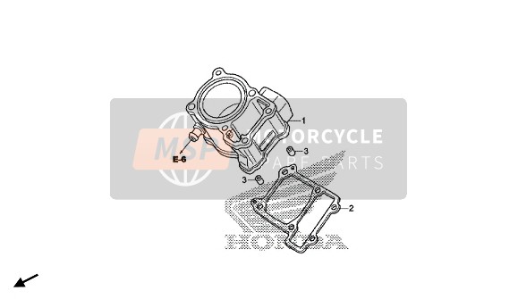 Honda CBR125R 2015 CYLINDER for a 2015 Honda CBR125R