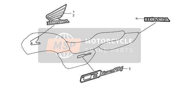 17537MW3E30ZA, Mark, L. Fuel Tank *TYPE10 * (TYPE10 ), Honda, 0