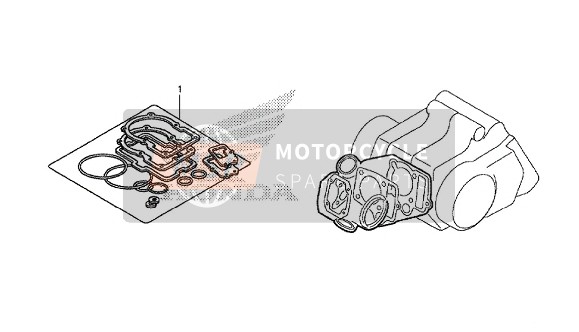 Honda MSX125 2015 EOP-1 Kit de juntas A para un 2015 Honda MSX125