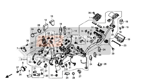 32406MGSD71, Cover, Starter Magnetic Terminal, Honda, 2