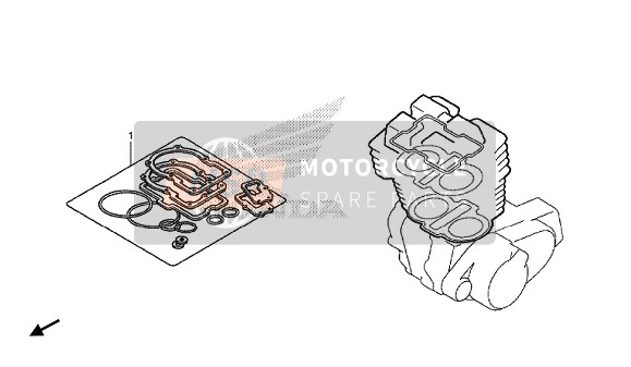 Honda NC750SA 2015 EOP-1 Gasket Kit A for a 2015 Honda NC750SA